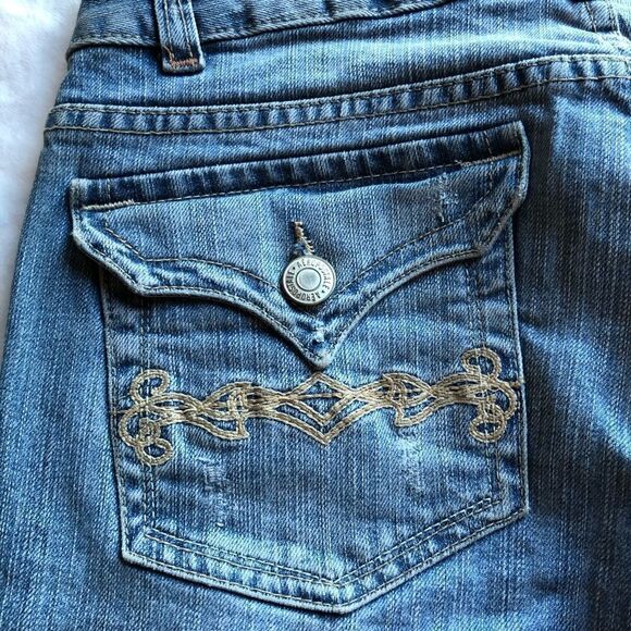 Aeropostale Faded Jeans Blue 5/6 Reg - Picture 4 of 11